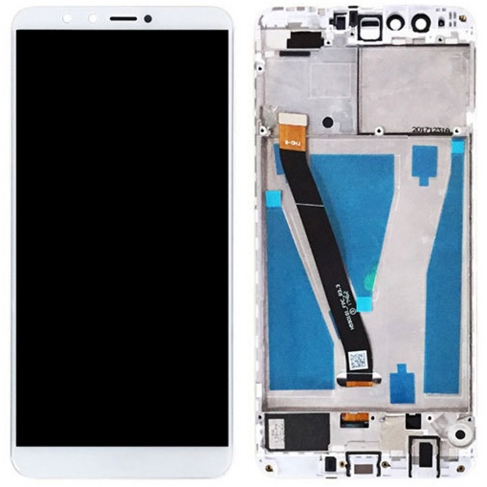 Huawei Y9 2018 LCD Screen With Frame White Cellspare